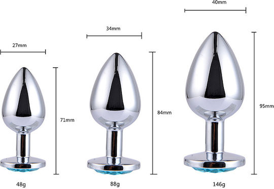 Kinksters Anal Plug Small Silver