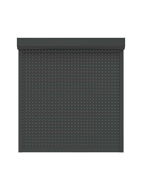 vidaXL Παντζούρι Ρολό Αλουμινίου Π130xΥ140cm