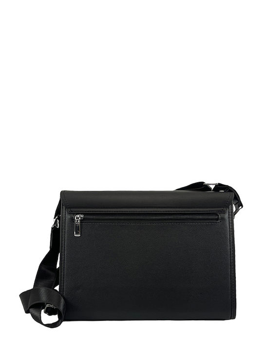 Herren Umhängetasche Office City Schwarz
