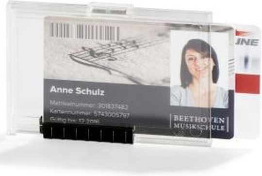 Konferenz-Namensschildhalter - Sicherheit Langlebig Zwei Magnetkarten - Push Duo Box 892119