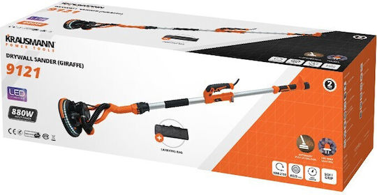 Krausmann Telescopic Disc Sander Wall 880W with Dust Extraction Capability