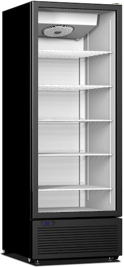 Crystal SA CR 800 Getränkekühlschrank 783Es Einzeltürig H208xB77xT79cm Schwarz