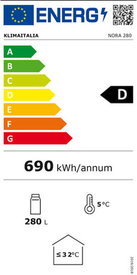 Klimaitalia Getränkekühlschrank 280Es Einzeltürig