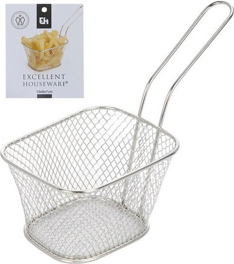 Orion Strom Serving Basket Metallic with Dimensions 10x8.5x6.5cm 1pcs