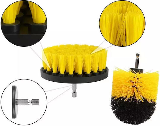 Set Cleaning Polishing Sponges Brushes Drill Screwdriver 23 Pieces Aria Trade