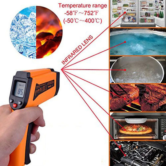Infrared Thermometer to 50°C with Distance Ratio 12:1 102173/ad
