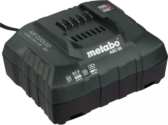 Metabo Φορτιστής Μπαταριών Εργαλείου 12-36V Λιθίου ASC 55