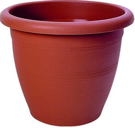 Cyclops Pot Plastic Terracotta 29x29x22cm.