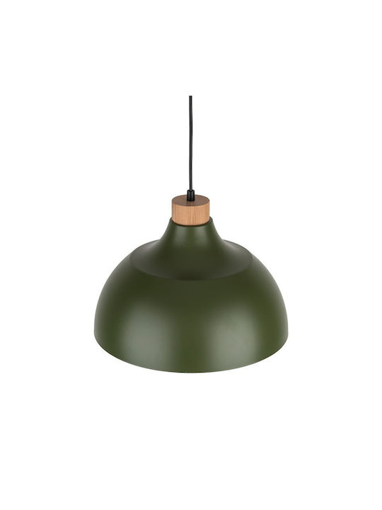 TK Lighting Cap Pendant Light Beige Bell with Socket E27 34cm