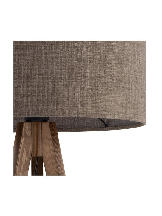 TK Lighting Stehleuchte mit Fassung für Lampe E27 Beige