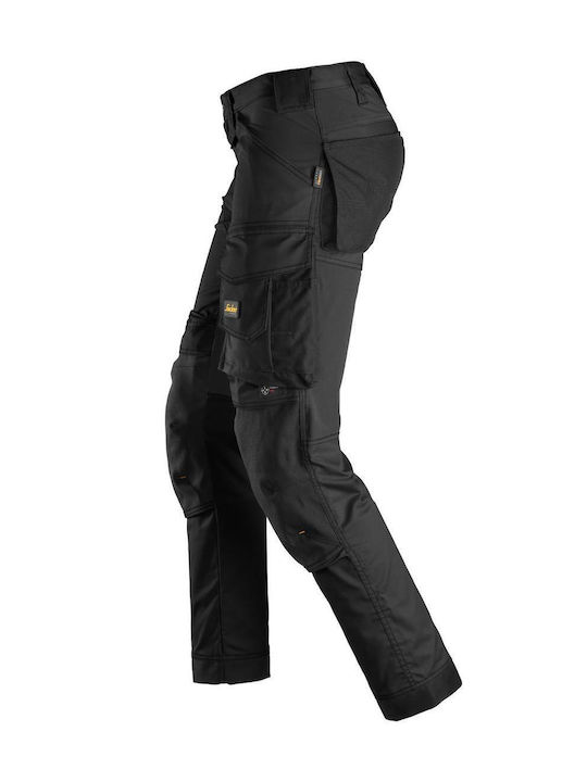 Snickers Workwear Παντελόνι Εργασίας Μαύρο