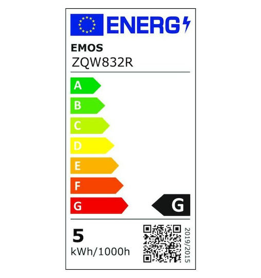 Emos Smart Bulb LED 4.8W for Socket GU10 and Shape MR16 RGB 400lm Dimmable