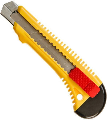 Topex Faltschneider mit Kunststoff Körper und Klingenbreite 18mm