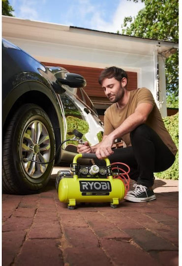 Ryobi R18AC-0 Κομπρεσέρ Αέρος με Αεροφυλάκιο 3.8lt