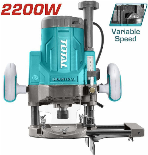 Total Κάθετη Φρέζα 2200W με Ρύθμιση Ταχύτητας