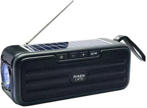 Bluetooth високоговорител 10W с радио Черен