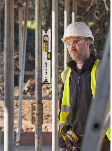 Stanley Fatmax Aluminum Magnetic Spirit Level 40cm with 2 Level Gauges