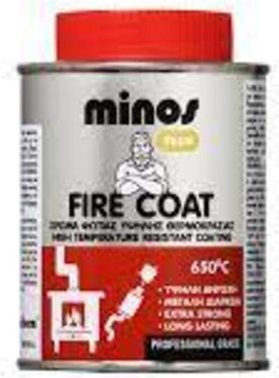 Minos Spray Цвят на лака Висока температура 0.75лт Черен
