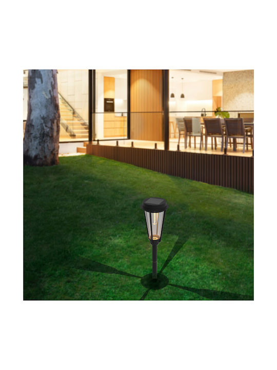 Inlight Φωτιστικό Κολωνάκι LED Εξωτερικού Χώρου 1W με Θερμό Λευκό Φως Μαύρο