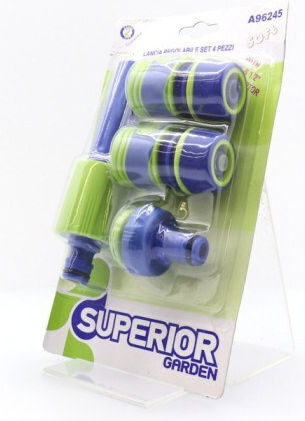 Superior Superior Garden Σετ Μύτη Ποτίσματος Ρυθμιζόμενη 4τμχ