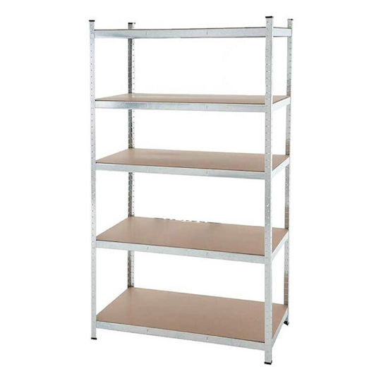 Inox Kiss Raft Dexion 90x45x180cm Cu 5 Rafturi Rezistență Totală 875kg