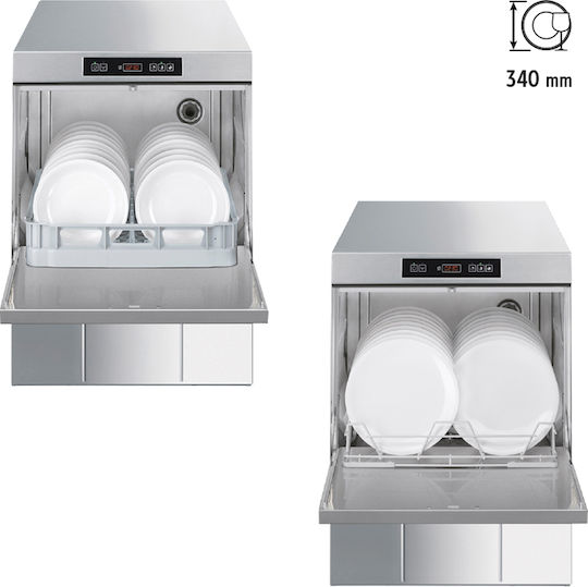 Smeg Επαγγελματικό Πλυντήριο Geschirr und Gläser Dreiphasig SPD505