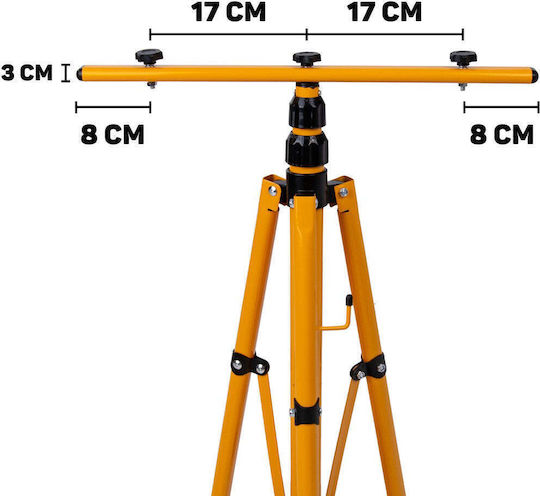 Led Projector 2 X 50 W Telescopic Tripod Cool White 6500 K Keltin K02053