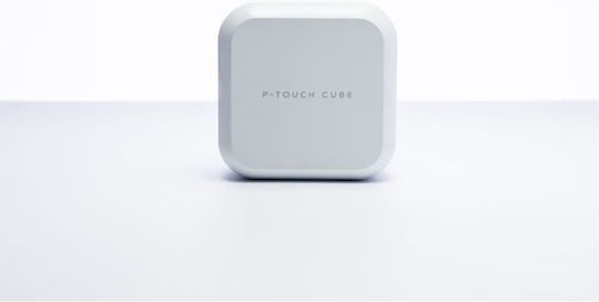 Brother P-touch CUBE Plus PT-P710BT Electronic Handheld Label Maker in White Color