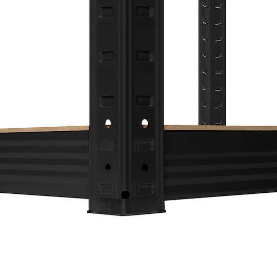 Dexion Verzinkte Regale 90x40x180cm mit 5 Regalen Gesamtbelastbarkeit 750kg 5 Stücke