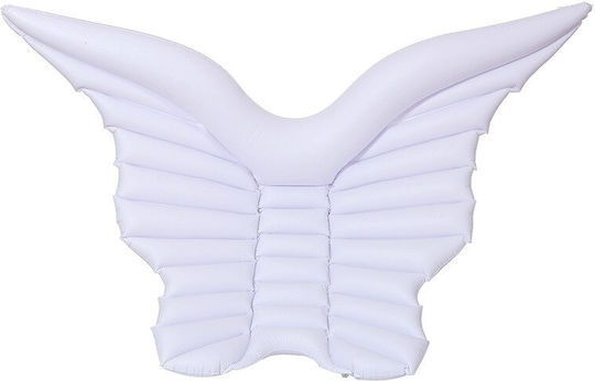 Inflatable Sea Mattress Angel Wings White 250x240cm