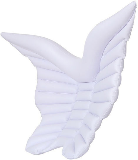 Inflatable Sea Mattress Angel Wings White 250x240cm
