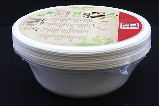Alufix Biologic Sugarcane Bowl 500ml 12pcs White