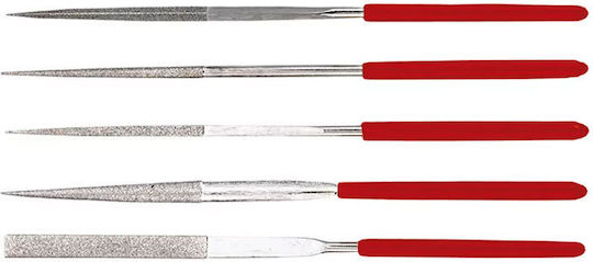 Topex 06A000 Set of Files with Handle 5pcs