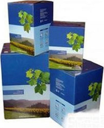 Pack Box Bag Metallic Spout Handle Wine Or Oil 3lt Ideal Storage Preservation Ensures Content Integrity