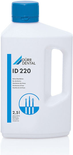 Special Commercial Cleaner for Disinfection of Rotary Instruments Durr Dental ID220 Liquid 2.5 Liters