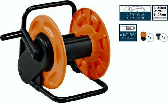 G.F Garden Hose Box for Hose up to 20m 1/2" with Rewind Handle