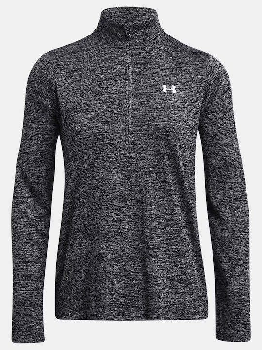 Γυναικεία Αθλητική Μπλούζα Grey Black Melange