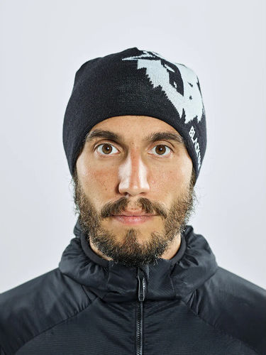 Unisex Fleece Headband Knitted in Black color