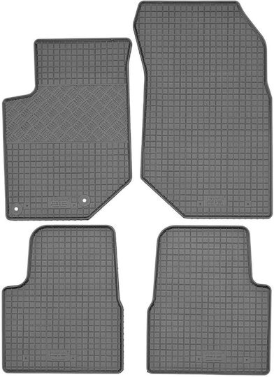Rigum Σετ Μπροστινά και Πίσω Πατάκια 4τμχ για Peugeot 2008 Citroen C4 2008 Μαύρα