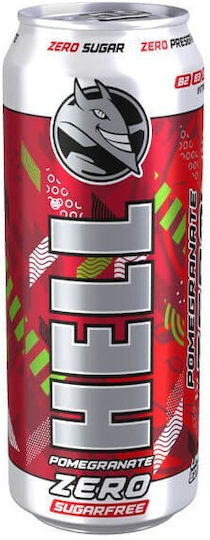 Hell Energy Drink με Ανθρακικό, Χωρίς Ζάχαρη σε Κουτί 500ml
