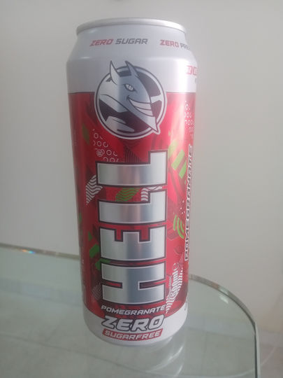 Hell Energy Drink με Ανθρακικό, Χωρίς Ζάχαρη σε Κουτί 500ml