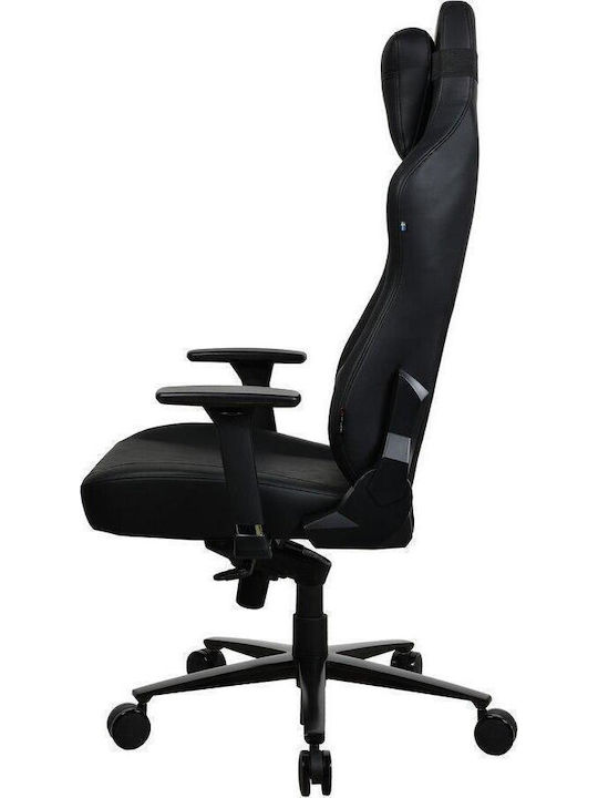 Archos Vernazza XL Artificial Leather Gaming Chair with Adjustable Arms Black
