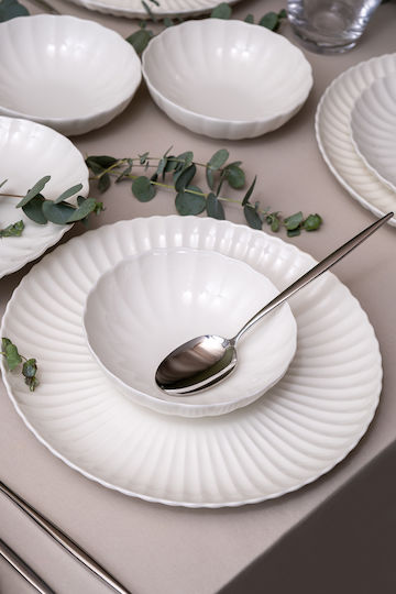Kutahya Porselen White Porcelain Dinnerware Set 40pcs