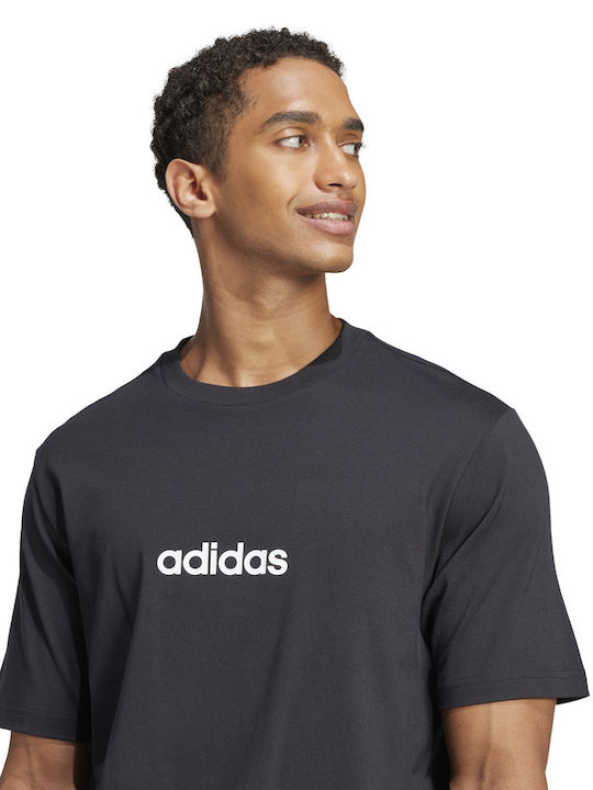 Essentials Linear T-shirt Μαύρο