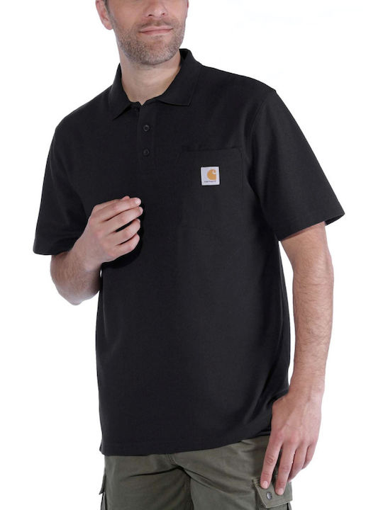 Carhartt Polo T-shirt Μαυρο