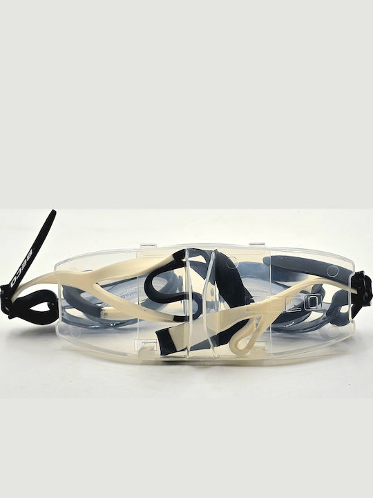 Swimming Goggles Training UV Anti-Fog 9907 01 Black White U