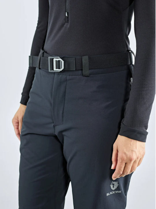 Unisex Ρυθμιζόμενη Herren Gürtel Schwarz