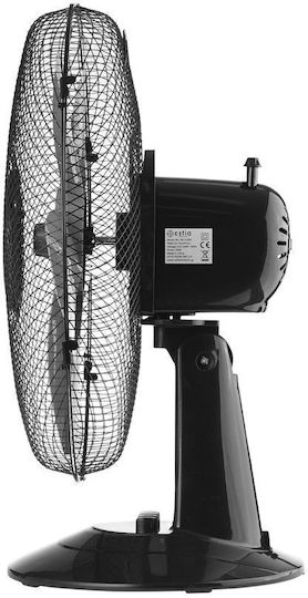Estia Aeropulse Tabletop Fan 40W Fan Diameter 40cm Black