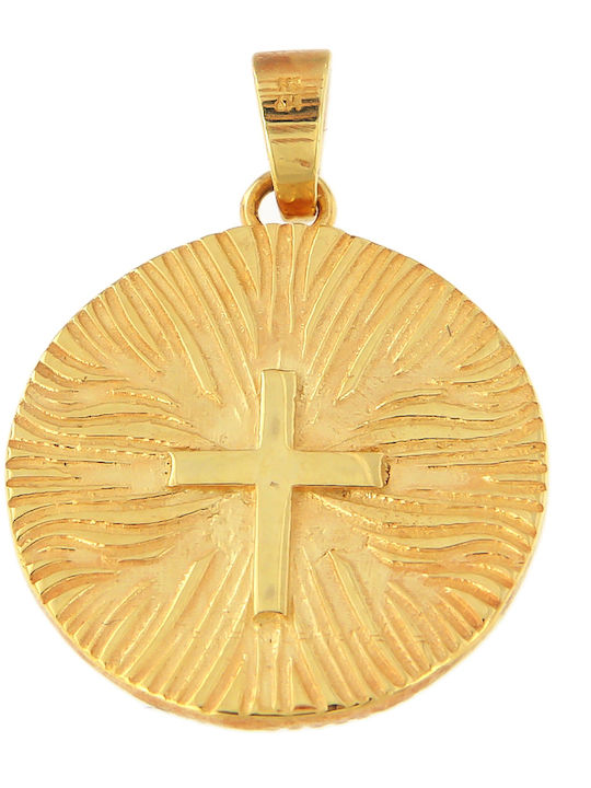 Daskalakis Halskette Konstantin Talisman aus 14K Gold