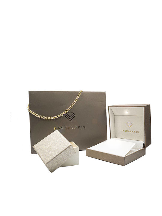 Daskalakis Frauen Armband Handschellen Gold 14K Daskalakis Frauen Armband Handschellen Gold 14K